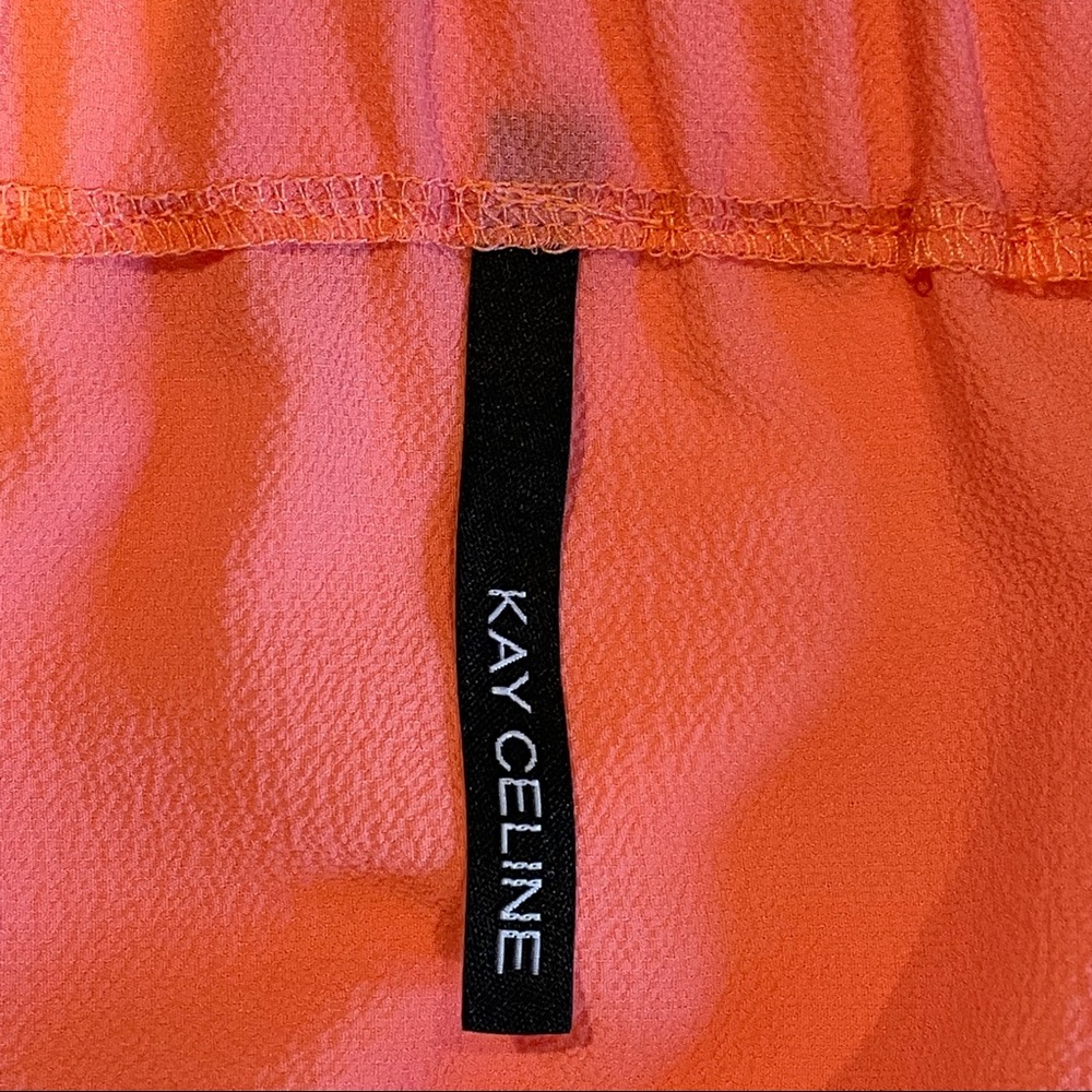 Kay Celine Coral Off the Shoulder Top (OS) - Picture 11 of 11